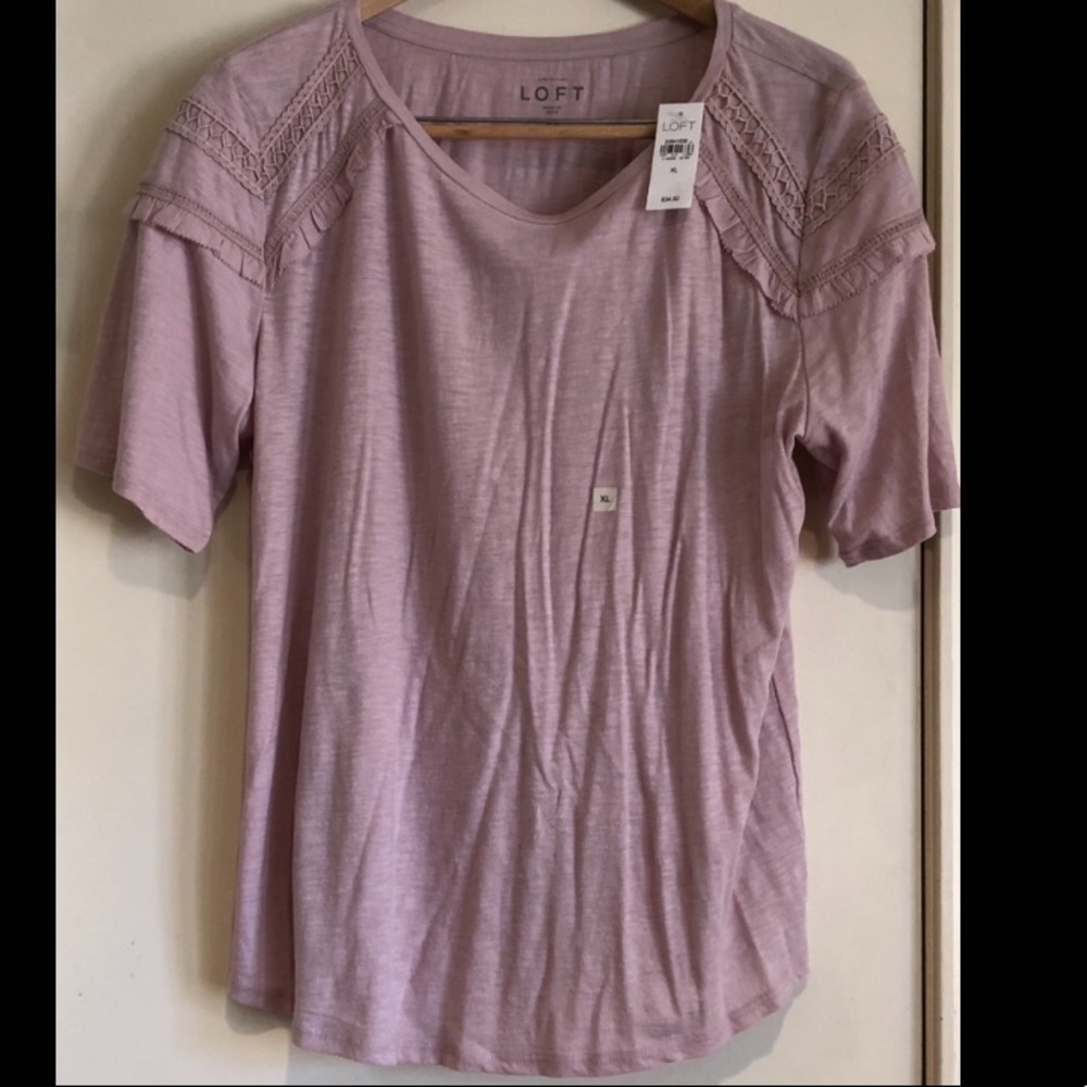 LOFT Pale Pink Blouse